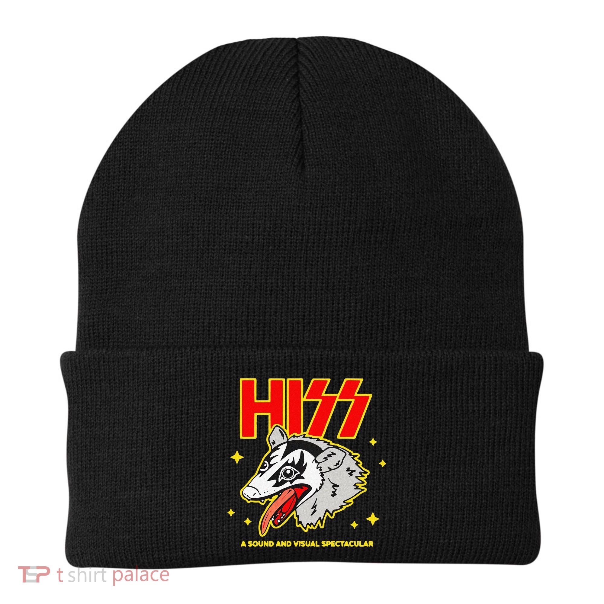 Funny Opossum Hiss A Sound And Visual Spectacular Gift Beanie