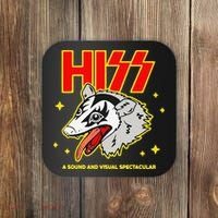 Funny Opossum Hiss A Sound And Visual Spectacular Gift Coaster thumb 0