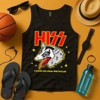 Funny Opossum Hiss A Sound And Visual Spectacular Gift Tank Top thumb 4