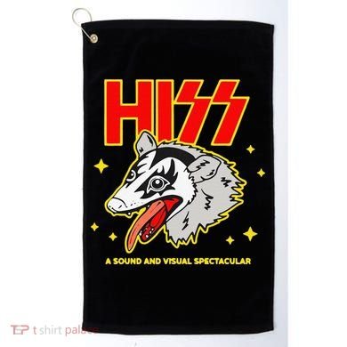 Funny Opossum Hiss A Sound And Visual Spectacular Gift Golf Towel