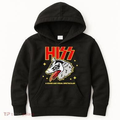 Funny Opossum Hiss A Sound And Visual Spectacular Gift Kids Hoodie