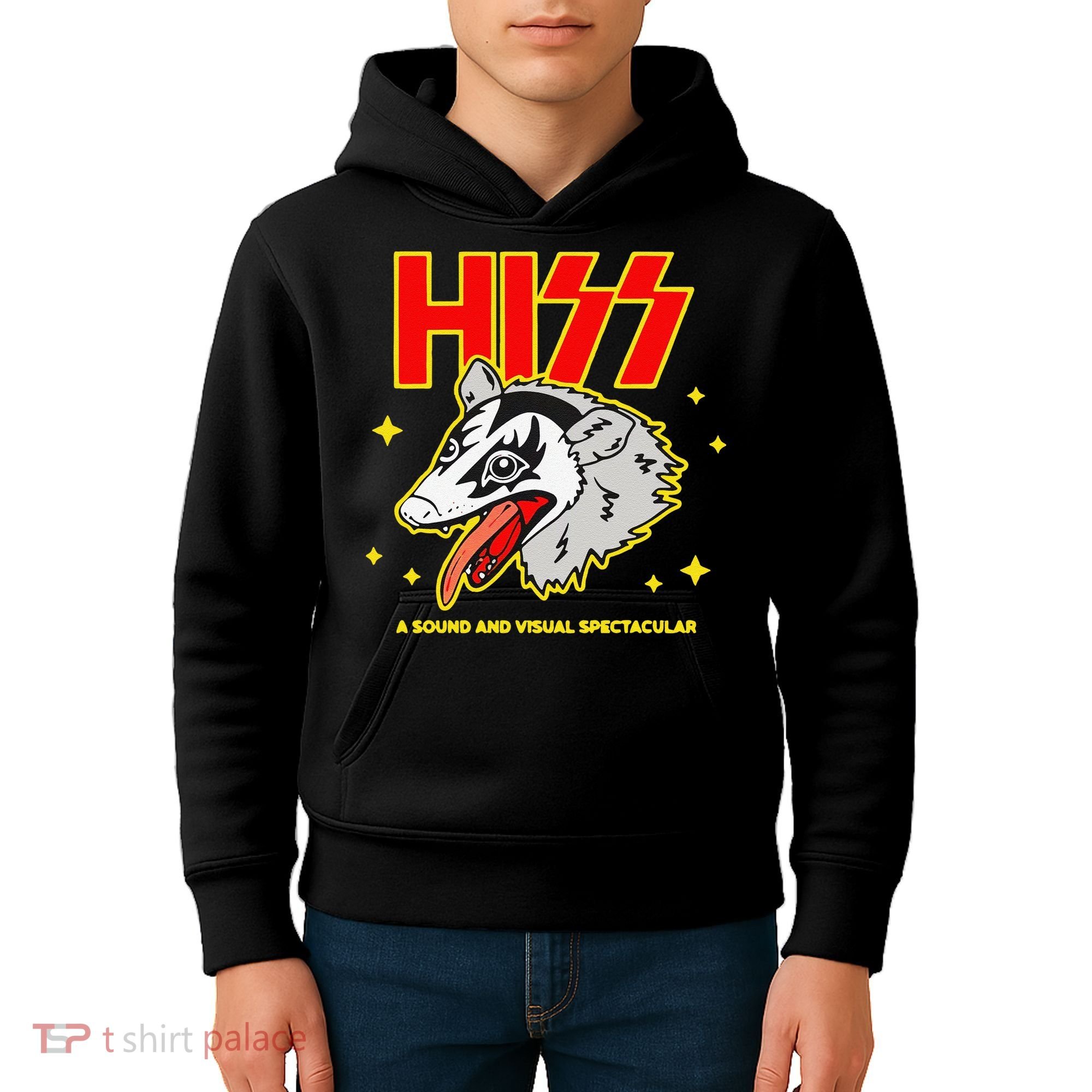 Funny Opossum Hiss A Sound And Visual Spectacular Gift Kids Hoodie