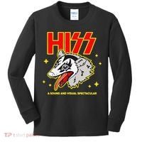 Funny Opossum Hiss A Sound And Visual Spectacular Gift Kids Long Sleeve Shirt thumb 0