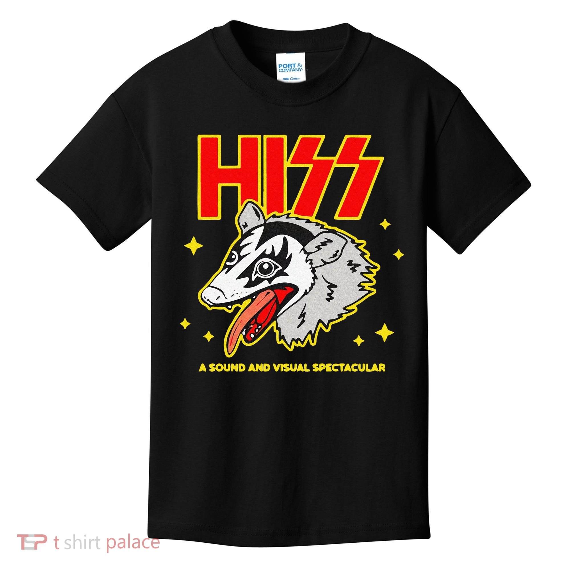 Funny Opossum Hiss A Sound And Visual Spectacular Gift Kids T-Shirt