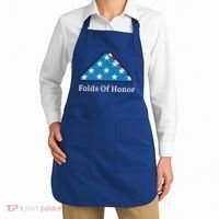 Folds Of Honor Fallen Military First Responders Patriotic Gift Apron thumb 2