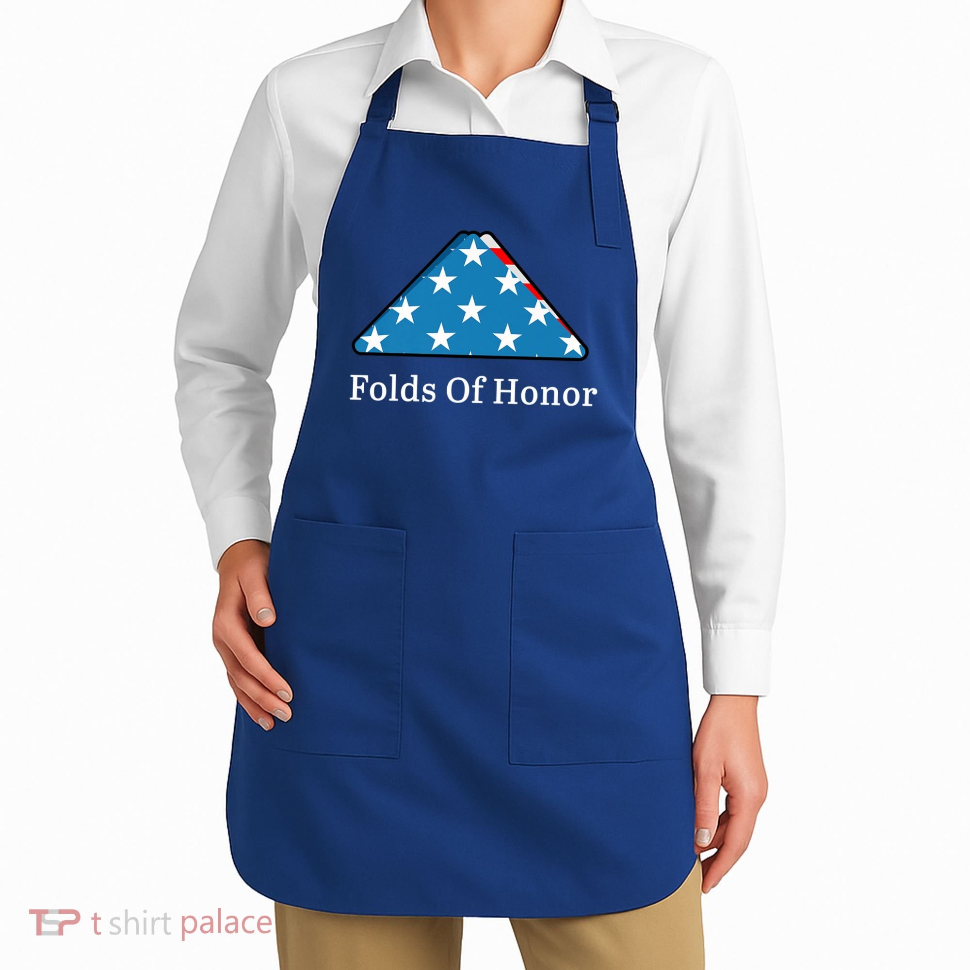 Folds Of Honor Fallen Military First Responders Patriotic Gift Apron