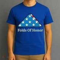 Folds Of Honor Fallen Military First Responders Patriotic Gift T-Shirt thumb 3