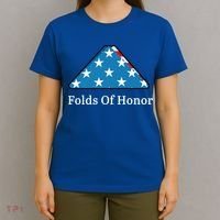 Folds Of Honor Fallen Military First Responders Patriotic Gift T-Shirt thumb 4