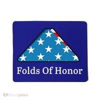 Folds Of Honor Fallen Military First Responders Patriotic Gift Mousepad thumb 0