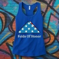 Folds Of Honor Fallen Military First Responders Patriotic Gift Women's Tank Top thumb 3