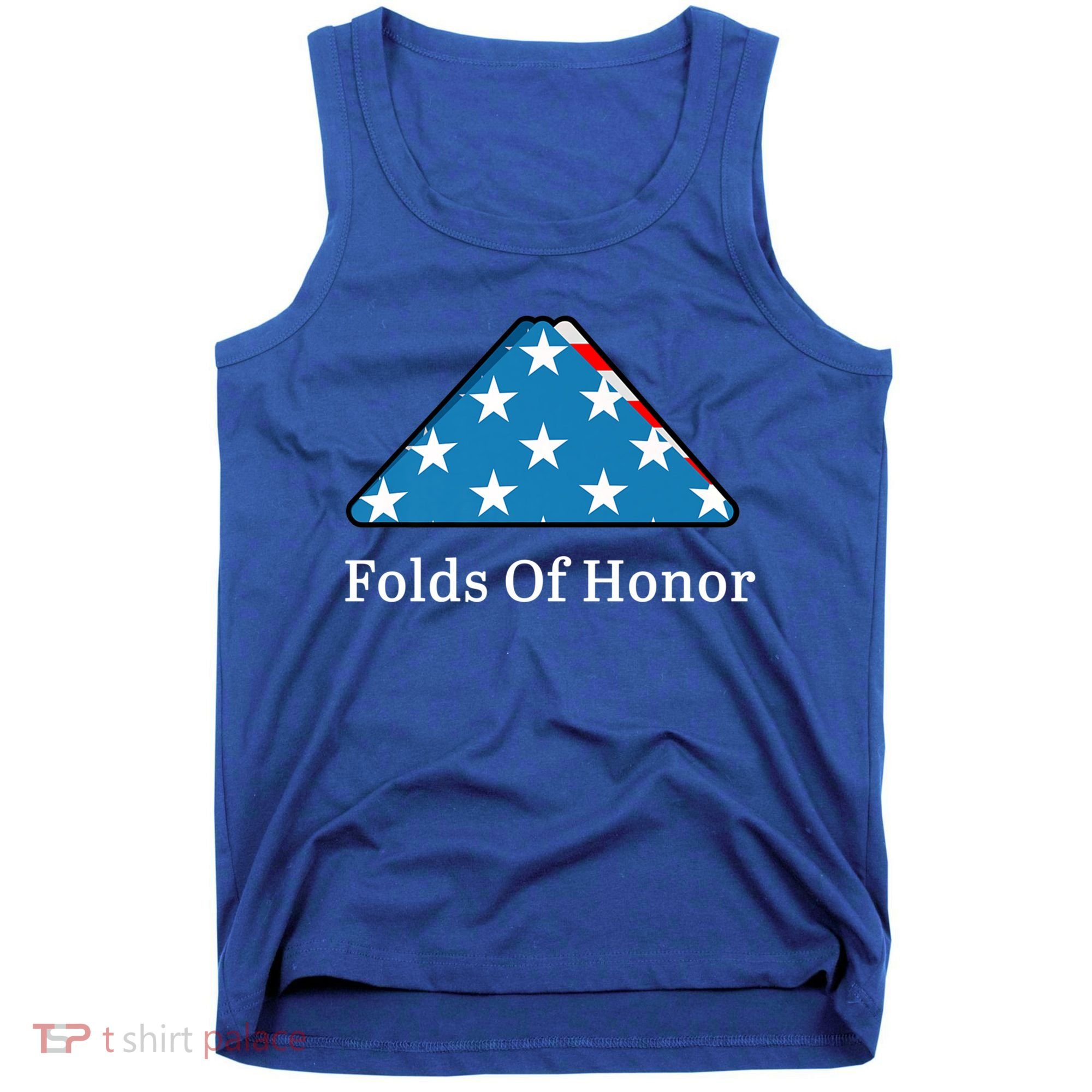 Folds Of Honor Fallen Military First Responders Patriotic Gift Tank Top