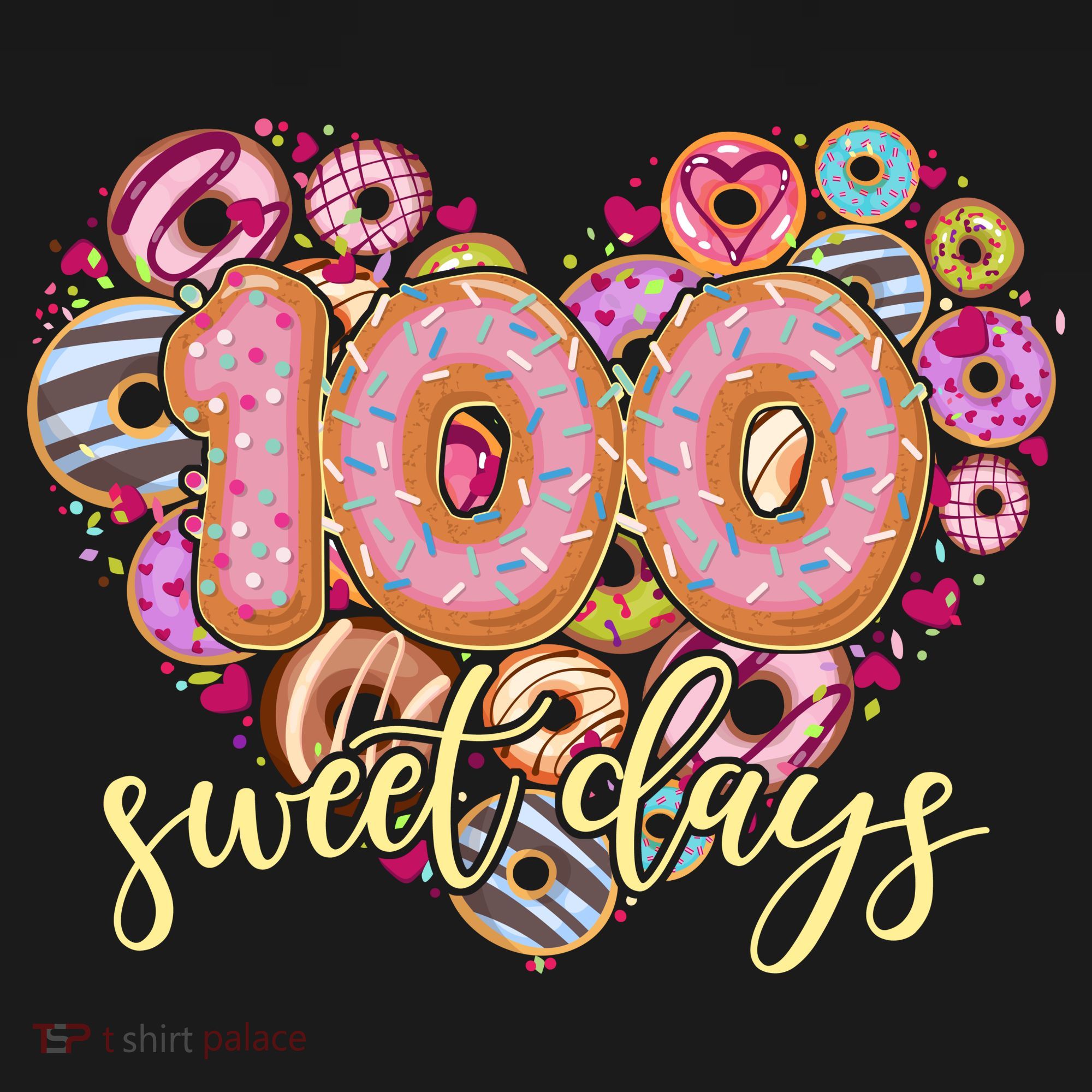 Funny One Hundred 100 Sweet Days Of School Donuts Ornament