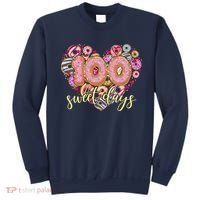 Funny One Hundred 100 Sweet Days Of School Donuts Sweatshirt thumb 0