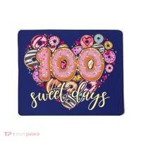 Funny One Hundred 100 Sweet Days Of School Donuts Mousepad thumb 0