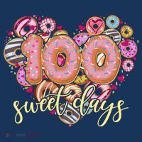 Funny One Hundred 100 Sweet Days Of School Donuts Mousepad thumb 1