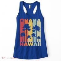 Family Ohana Hawaiian Retro Hawaii Tropical Summer Vacation Gift Women's Tank Top thumb 0
