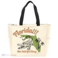 Florida One Hell Of A Drug Funny Summer Beach Tote Bag thumb 0