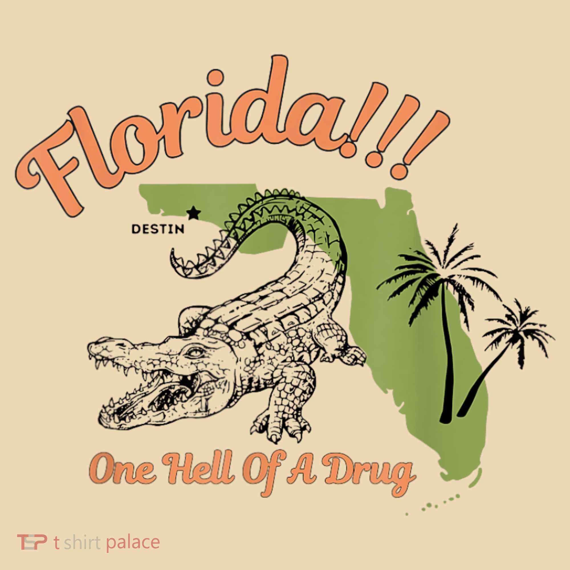 Florida One Hell Of A Drug Funny Summer Beach Tote Bag