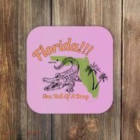 Florida One Hell Of A Drug Funny Summer Beach Coaster thumb 0