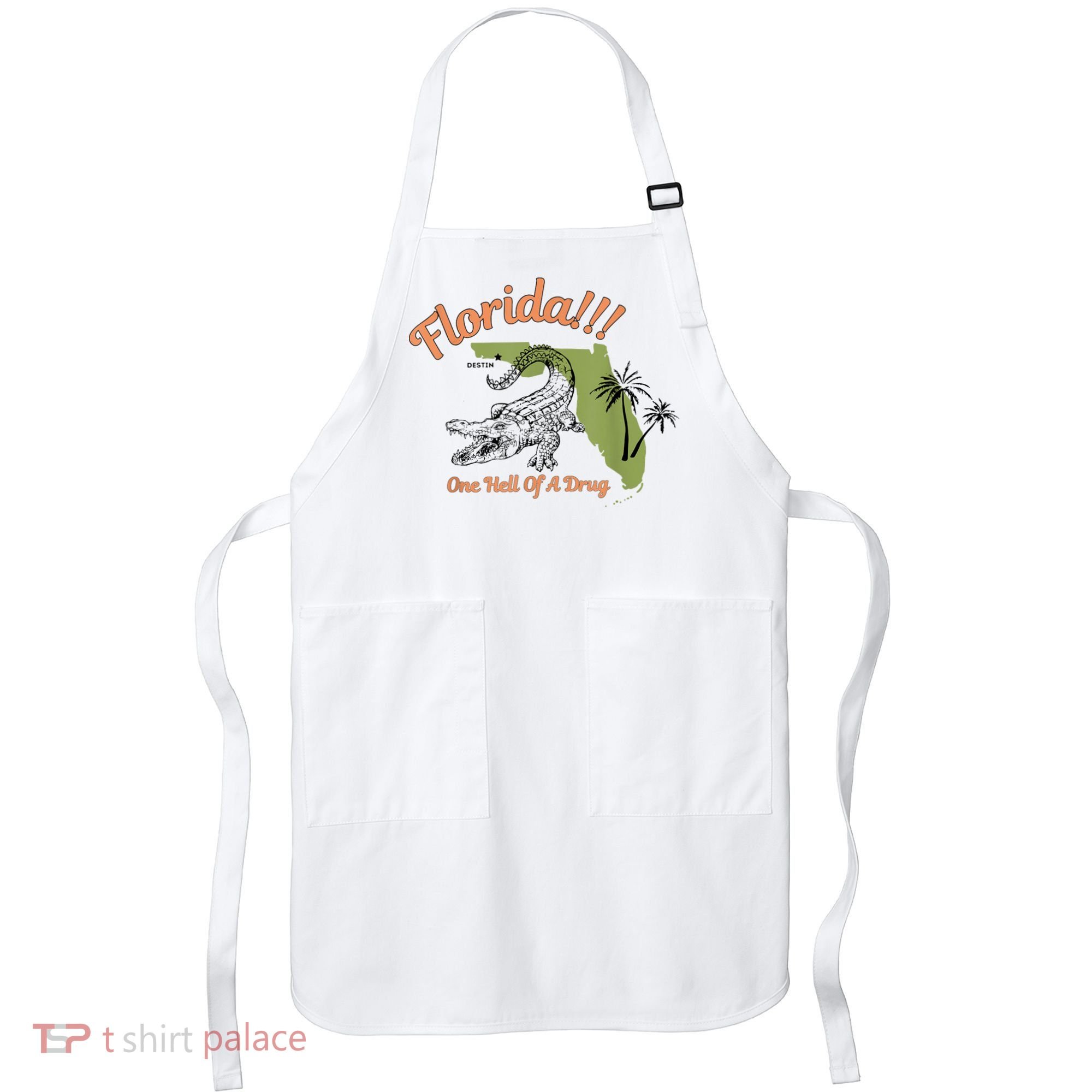 Florida One Hell Of A Drug Funny Summer Beach Apron