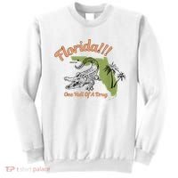 Florida One Hell Of A Drug Funny Summer Beach Sweatshirt thumb 0