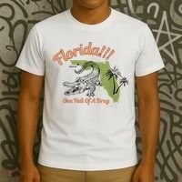 Florida One Hell Of A Drug Funny Summer Beach T-Shirt thumb 3