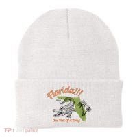 Florida One Hell Of A Drug Funny Summer Beach Beanie thumb 0