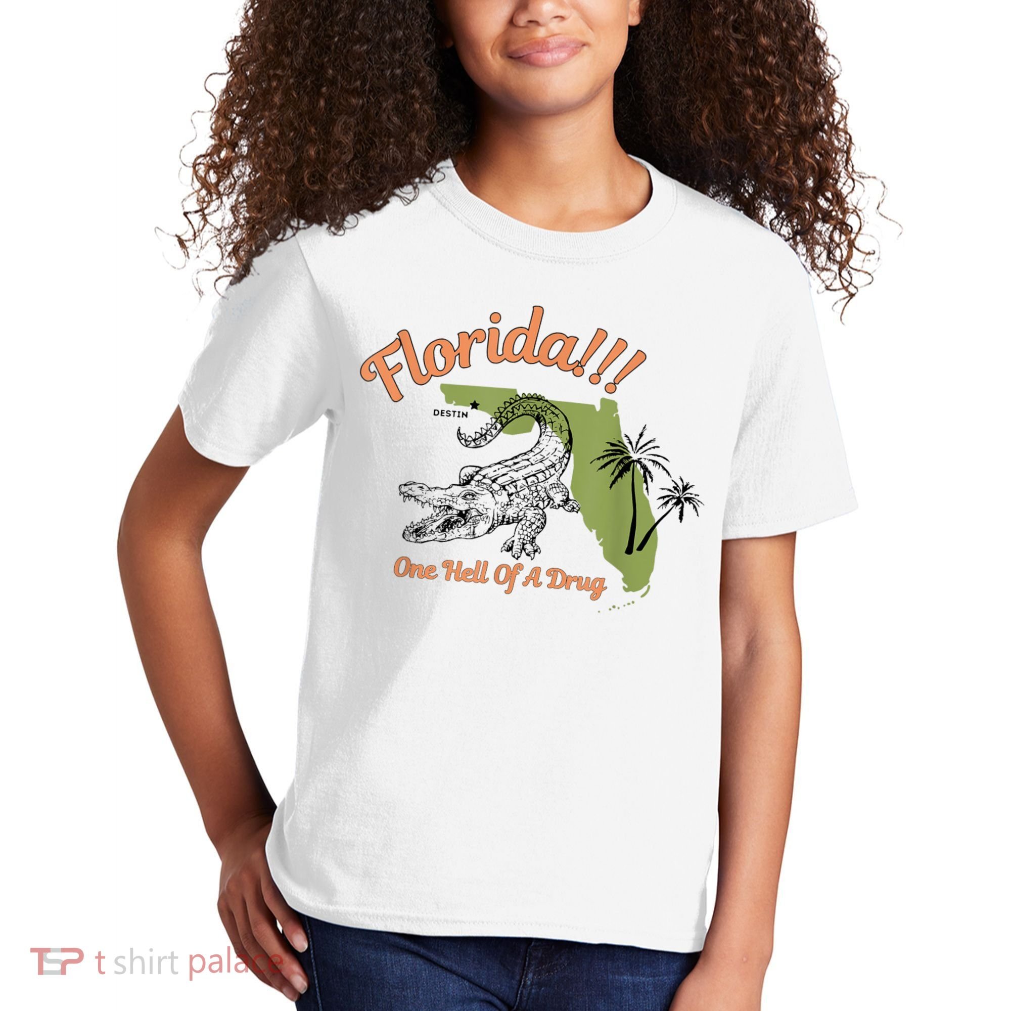 Florida One Hell Of A Drug Funny Summer Beach Kids T-Shirt
