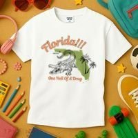 Florida One Hell Of A Drug Funny Summer Beach Kids T-Shirt thumb 3