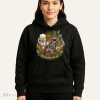 Funny Oktoberfest Halloween Skeleton Hoodie thumb 5