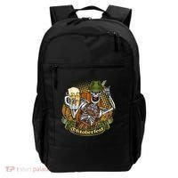 Funny Oktoberfest Halloween Skeleton Backpack thumb 0