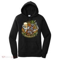 Funny Oktoberfest Halloween Skeleton Women's Hoodie thumb 0