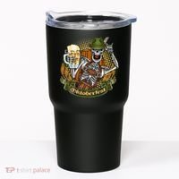 Funny Oktoberfest Halloween Skeleton Tumbler thumb 0