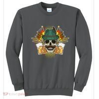 Funny Oktoberfest Halloween Skull Sweatshirt thumb 0