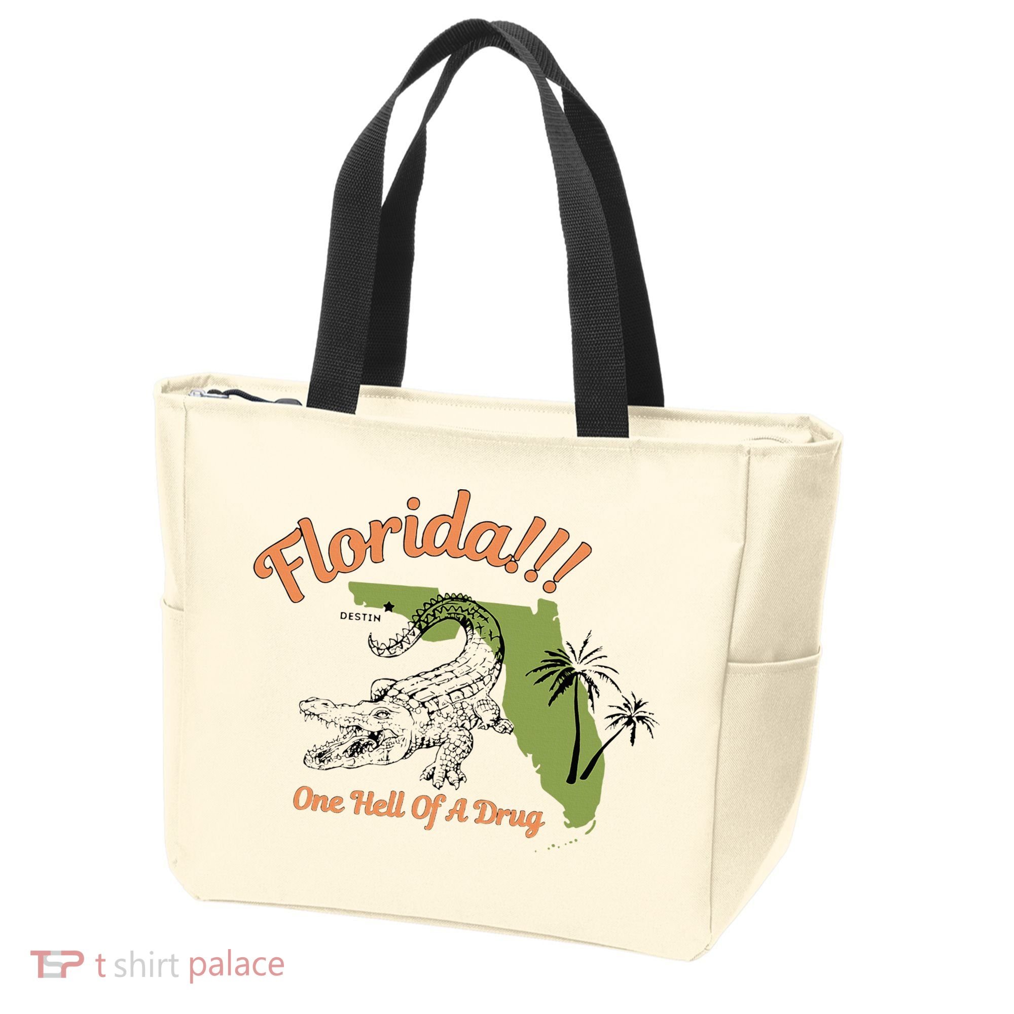 Florida One Hell Of A Drug Funny Summer Beach Tote Bag