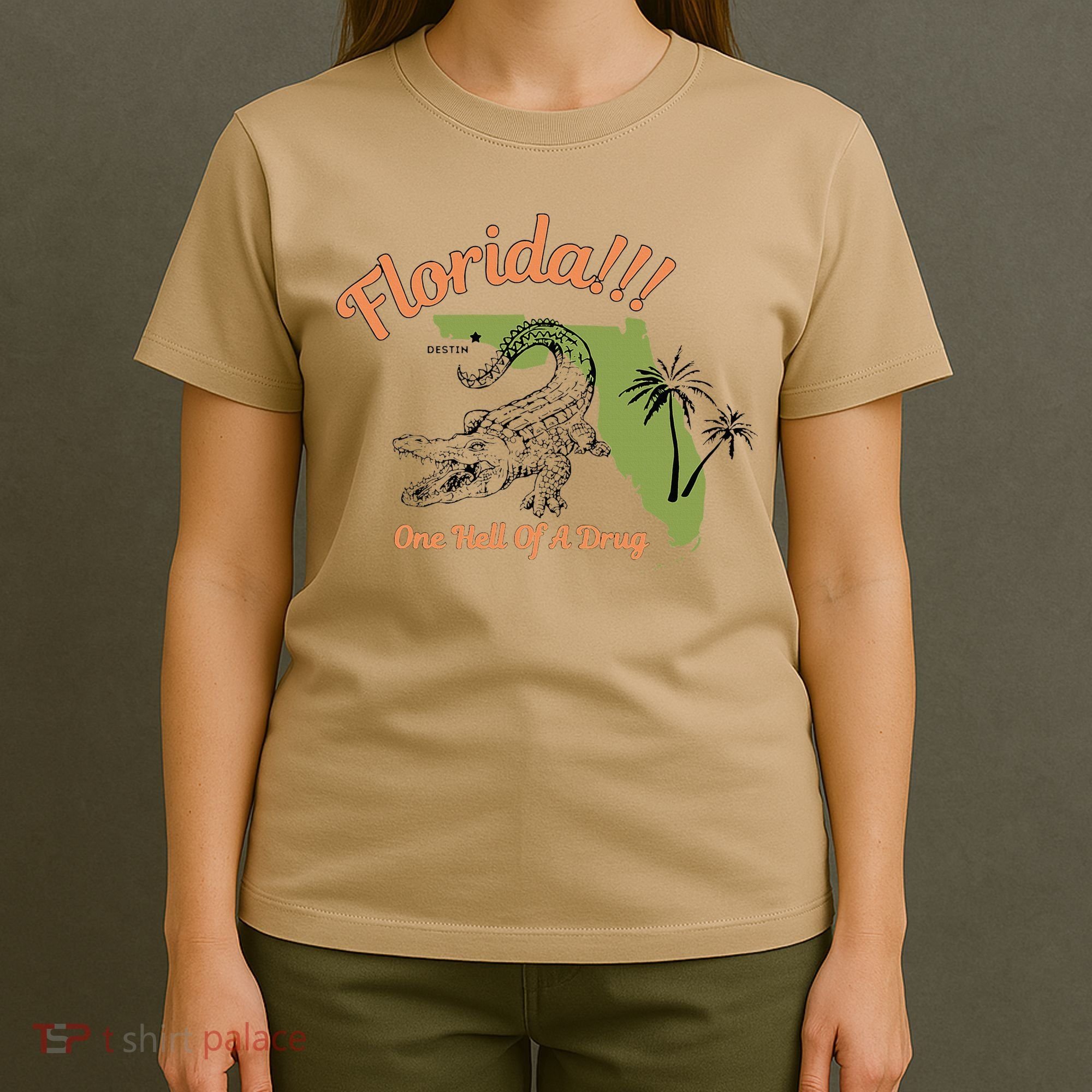 Florida One Hell Of A Drug Funny Summer Beach T-Shirt