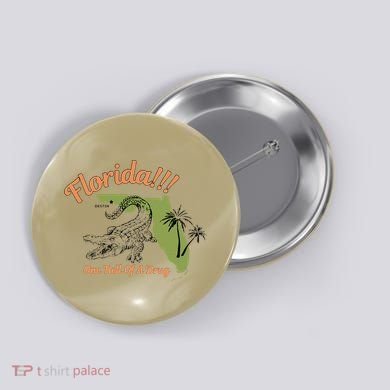 Florida One Hell Of A Drug Funny Summer Beach Button