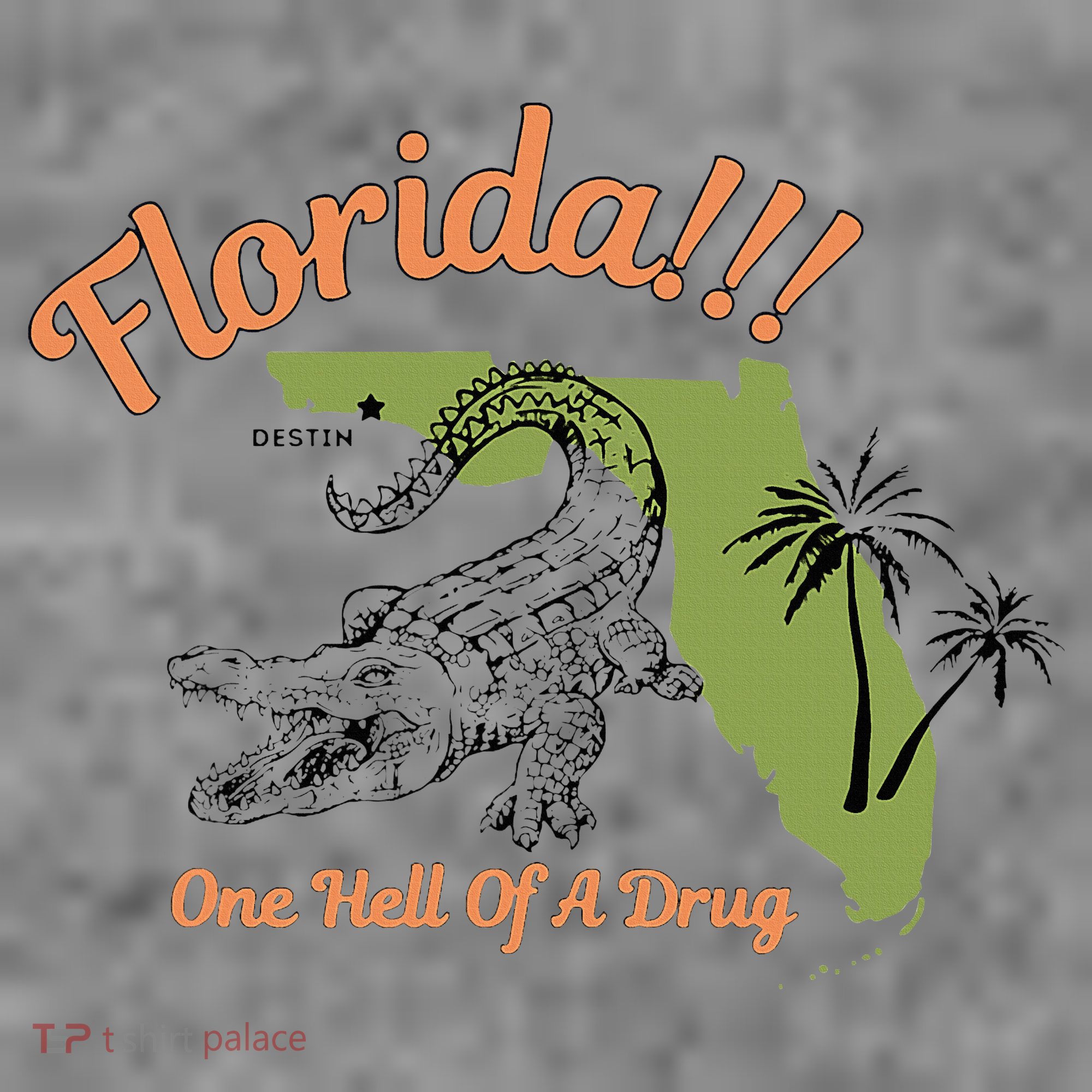 Florida One Hell Of A Drug Funny Summer Beach Toddler Hoodie