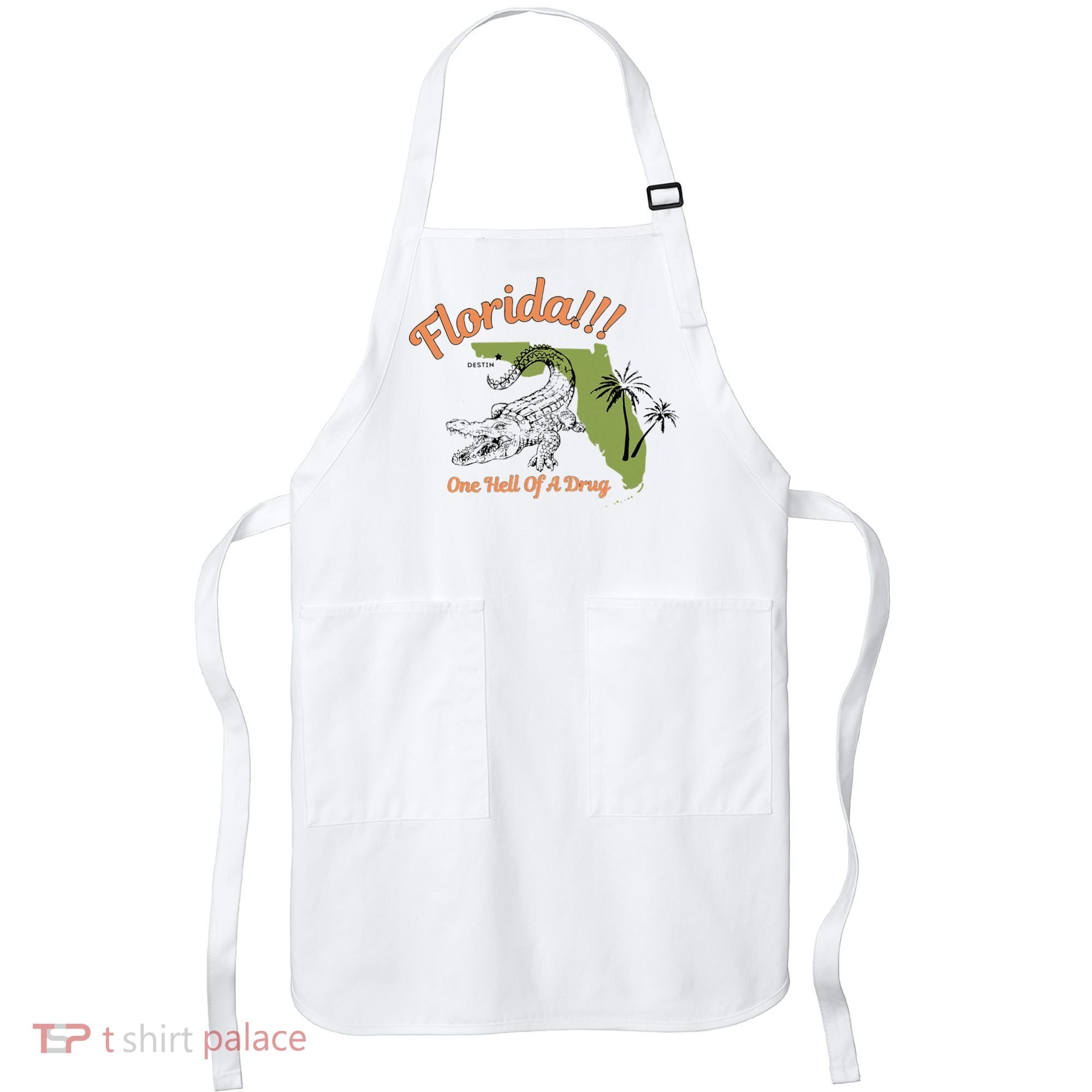 Florida One Hell Of A Drug Funny Summer Beach Apron
