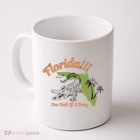 Florida One Hell Of A Drug Funny Summer Beach Coffee Mug thumb 0