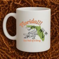 Florida One Hell Of A Drug Funny Summer Beach Coffee Mug thumb 2
