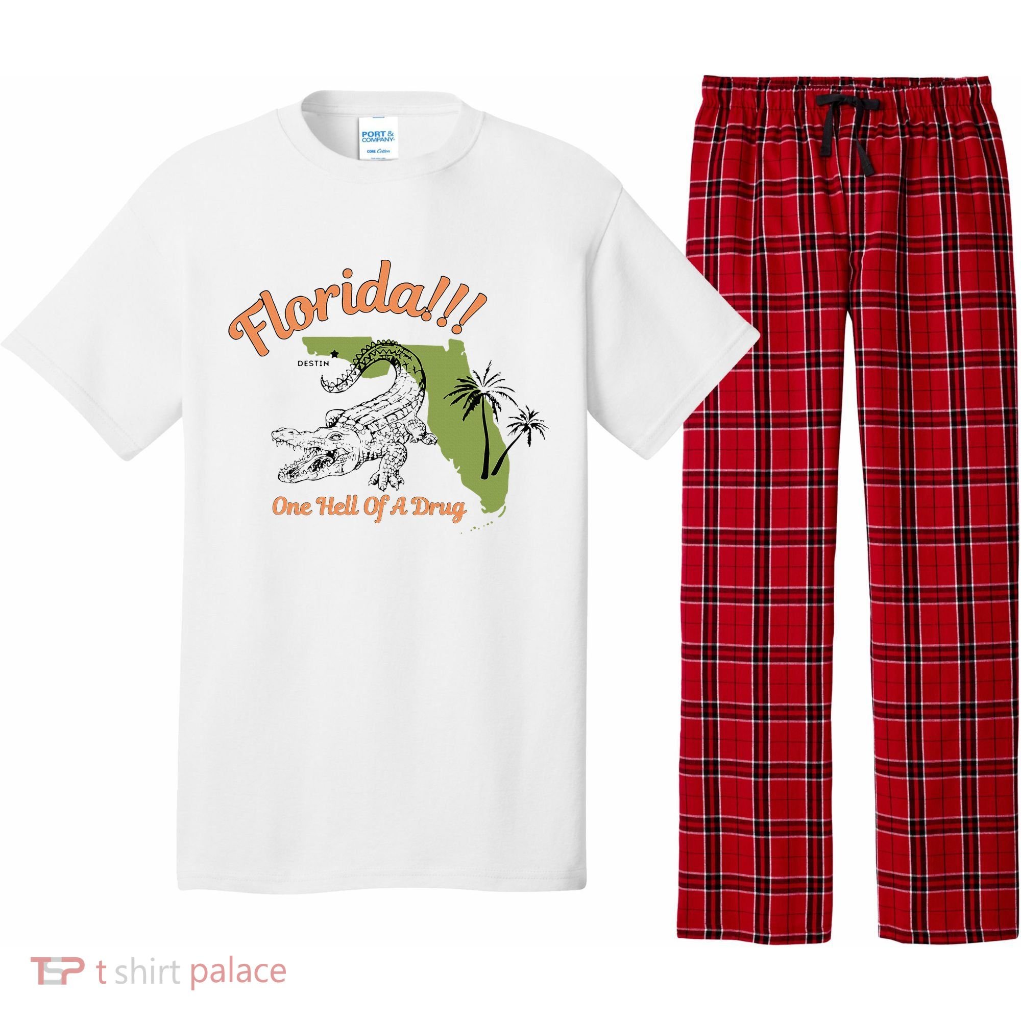 Florida One Hell Of A Drug Funny Summer Beach Pajama Set