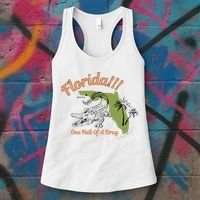 Florida One Hell Of A Drug Funny Summer Beach Women's Tank Top thumb 3