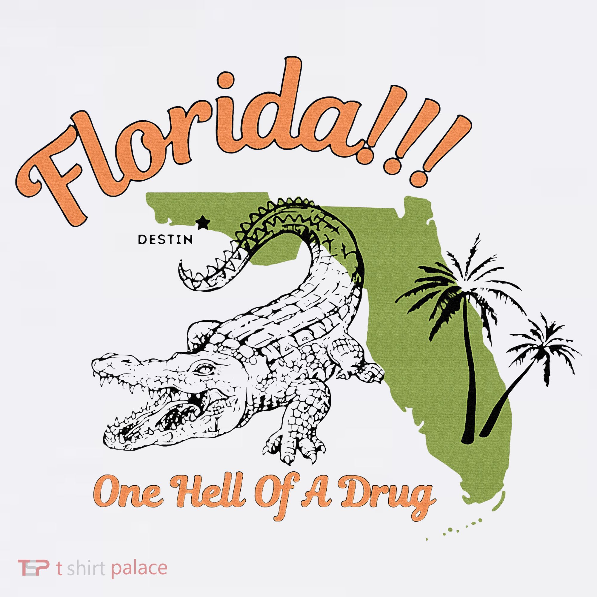 Florida One Hell Of A Drug Funny Summer Beach Women's Tank Top
