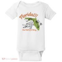 Florida One Hell Of A Drug Funny Summer Beach Baby Bodysuit thumb 0