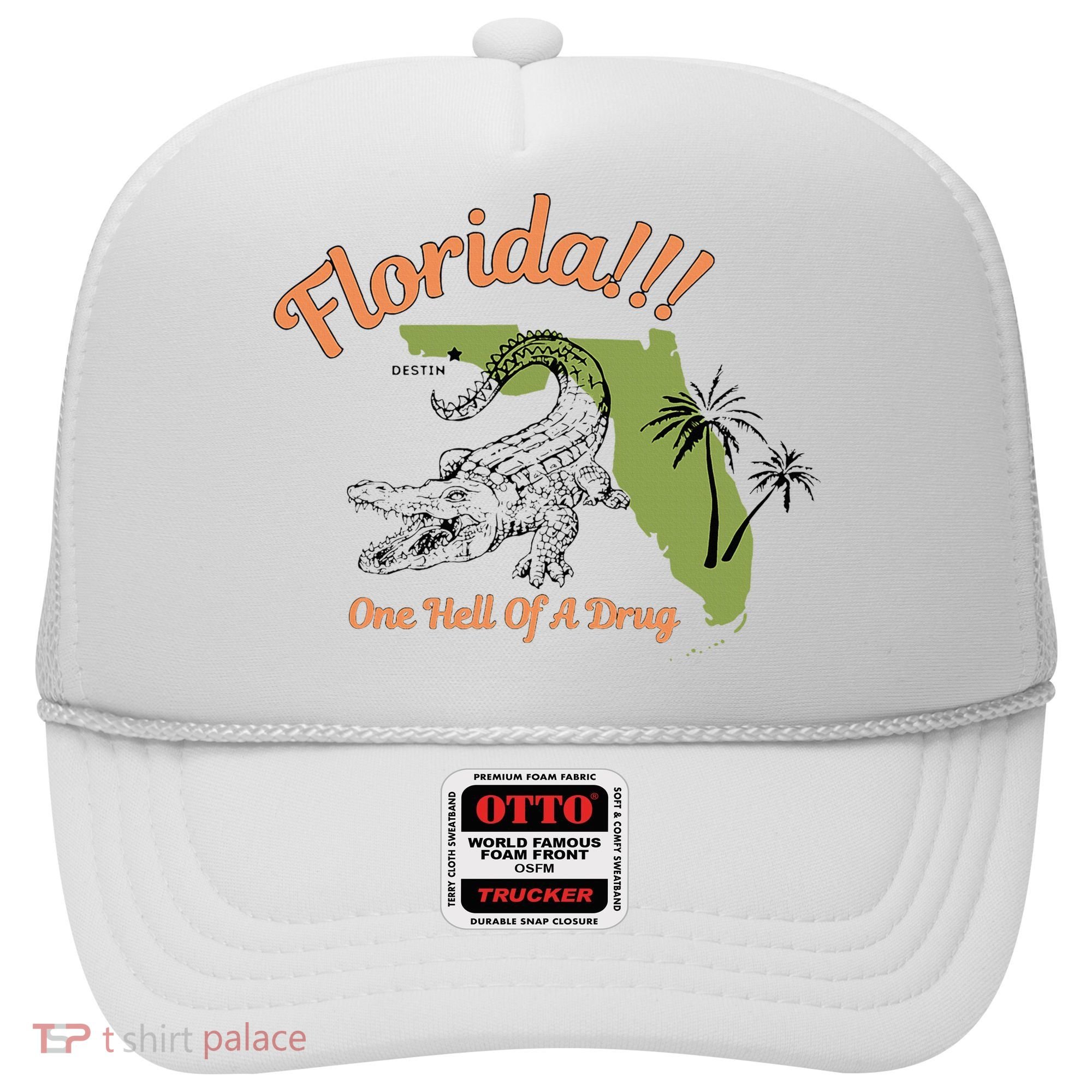 Florida One Hell Of A Drug Funny Summer Beach Hat
