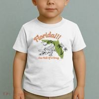 Florida One Hell Of A Drug Funny Summer Beach Toddler T-Shirt thumb 2