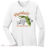 Florida One Hell Of A Drug Funny Summer Beach Women's Long Sleeve Shirt thumb 0