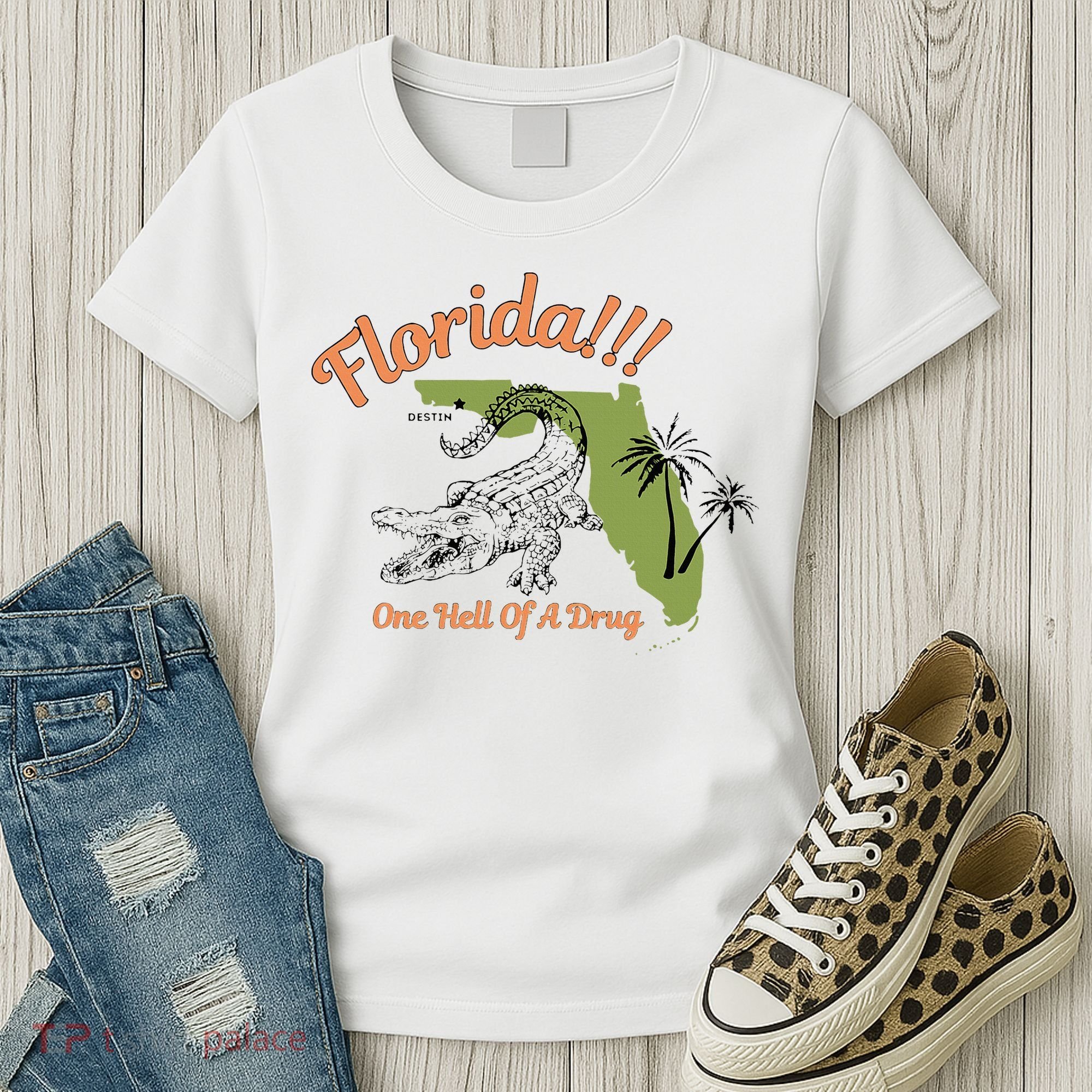 Florida One Hell Of A Drug Funny Summer Beach Women's T-Shirt