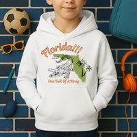 Florida One Hell Of A Drug Funny Summer Beach Kids Hoodie thumb 2